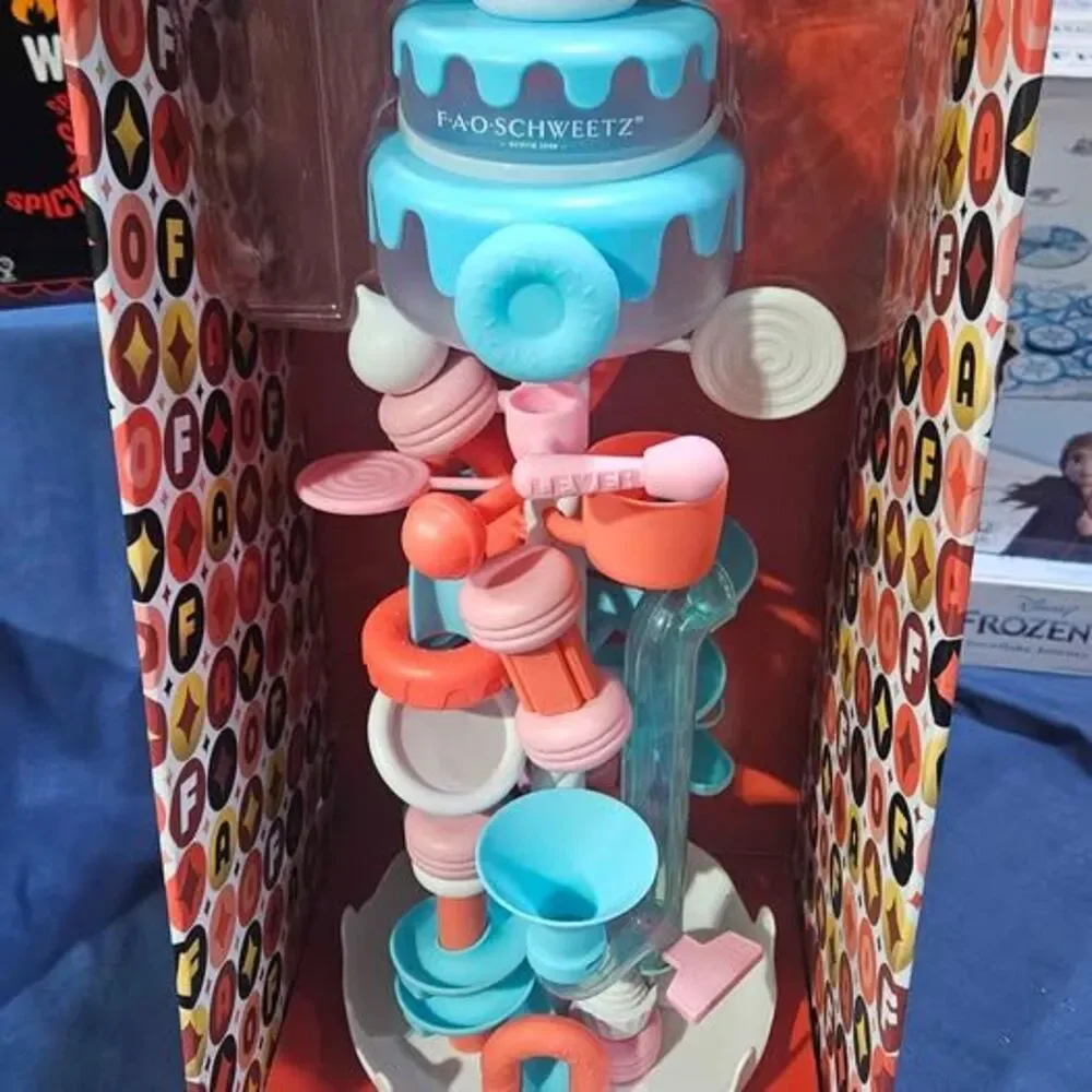 FAO Schwarz Gumball Playground Tower Machine Interactive Toy Holds 40 Gumballs